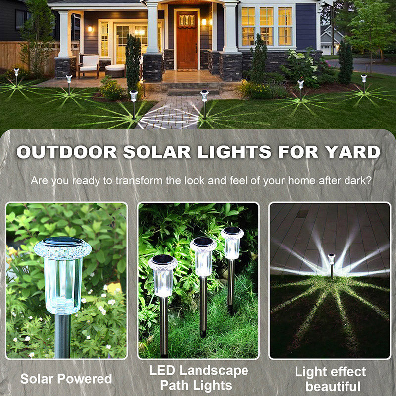 Pathway Light Solar Automatic Dusk Sensor Stainless Steel
