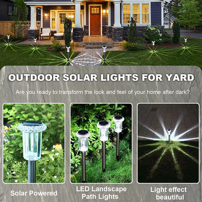 Pathway Light Solar Automatic Dusk Sensor Stainless Steel