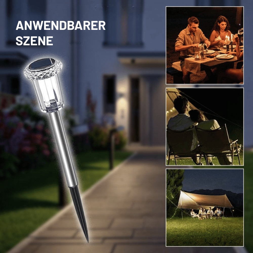 Pathway Light Solar Automatic Dusk Sensor Stainless Steel