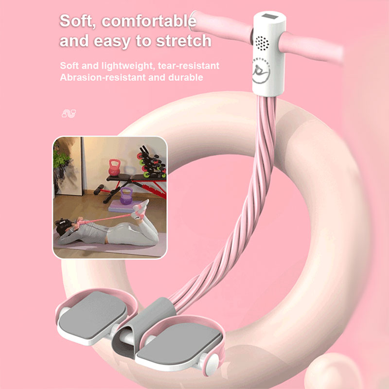 Pedal Resistance Trainer Compact Adjustable Latex Non-Slip Pedals