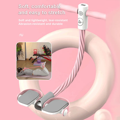 Pedal Resistance Trainer Compact Adjustable Latex Non-Slip Pedals