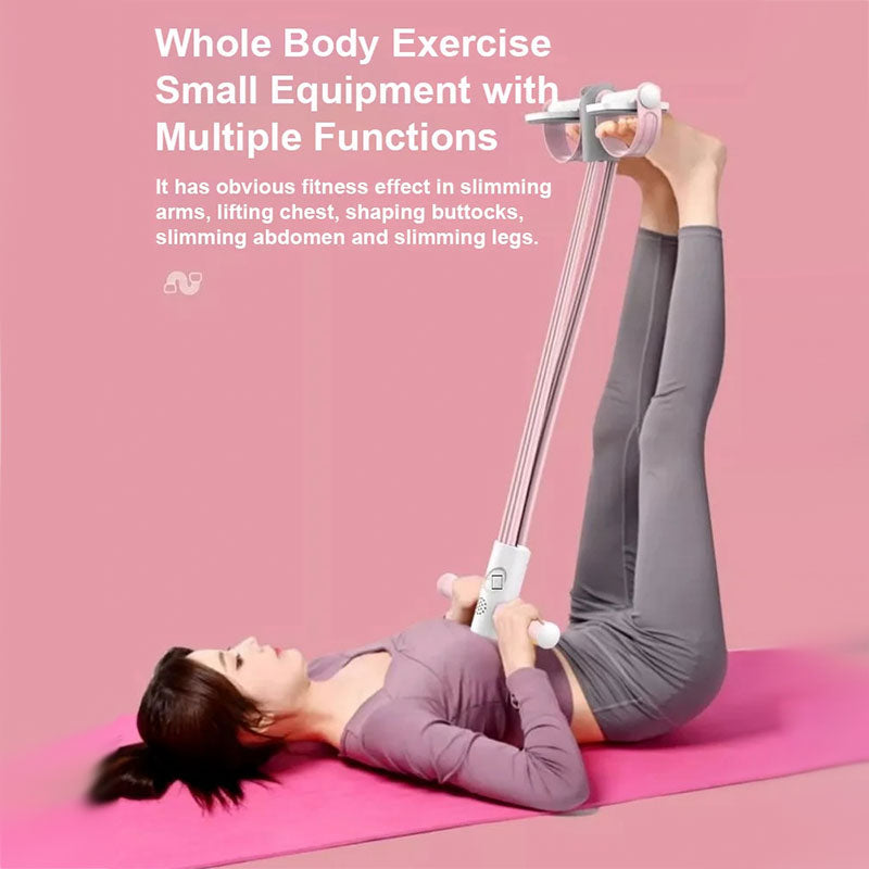 Pedal Resistance Trainer Compact Adjustable Latex Non-Slip Pedals
