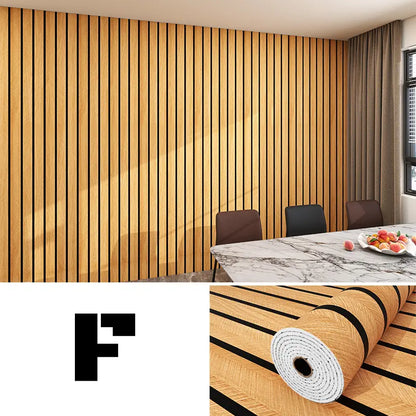 Peel-and-Stick Wallpaper 3D Wood & Marble Self-Adhesive Heat-Resistant