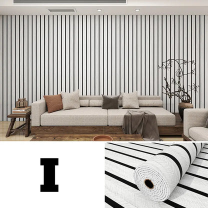 Peel-and-Stick Wallpaper 3D Wood & Marble Self-Adhesive Heat-Resistant