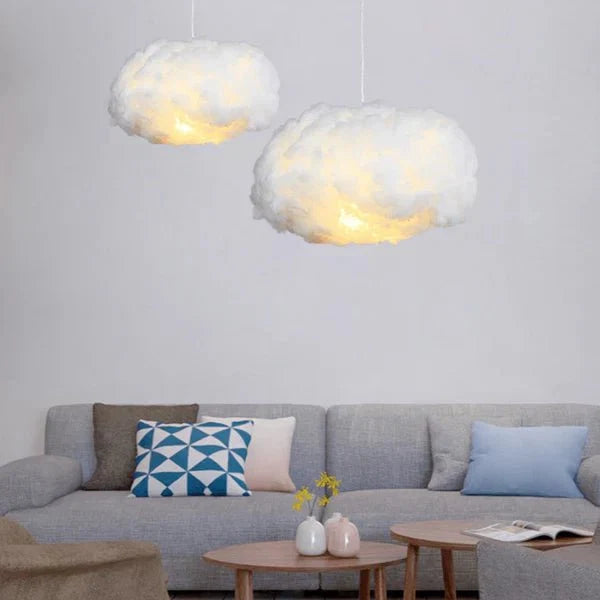Pendant Light Cloud-Shaped Warm White LED