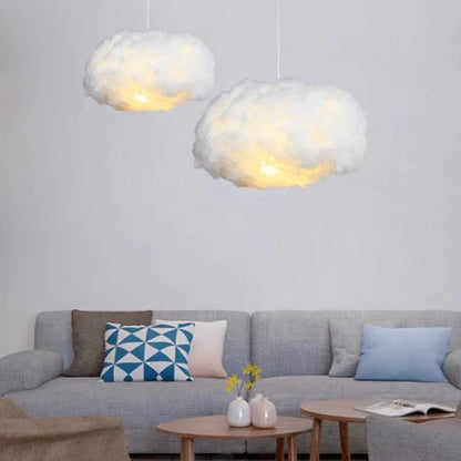 Pendant Light Cloud-Shaped Warm White LED