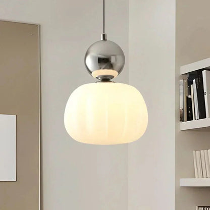 Pendant Light Frosted Opal Glass Glare Free E27 Socket