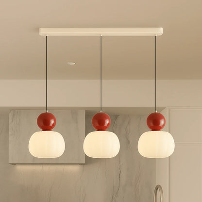 Pendant Light Frosted Opal Glass Glare Free E27 Socket
