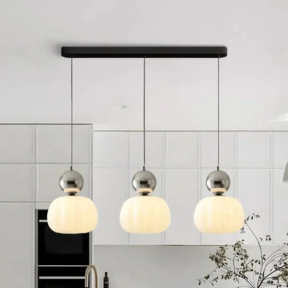 Pendant Light Frosted Opal Glass Glare Free E27 Socket