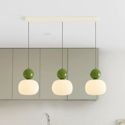 Pendant Light Frosted Opal Glass Glare Free E27 Socket