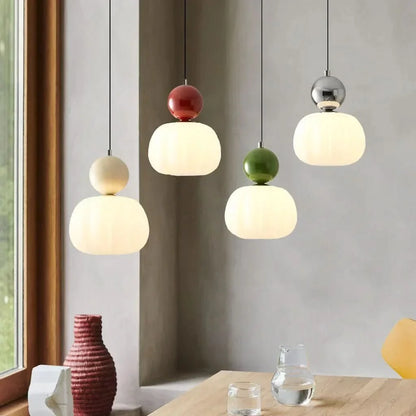 Pendant Light Frosted Opal Glass Glare Free E27 Socket
