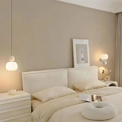 Pendant Light Frosted Opal Glass Glare Free E27 Socket