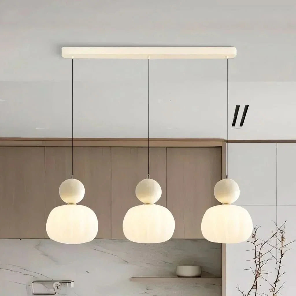 Pendant Light Frosted Opal Glass Glare Free E27 Socket
