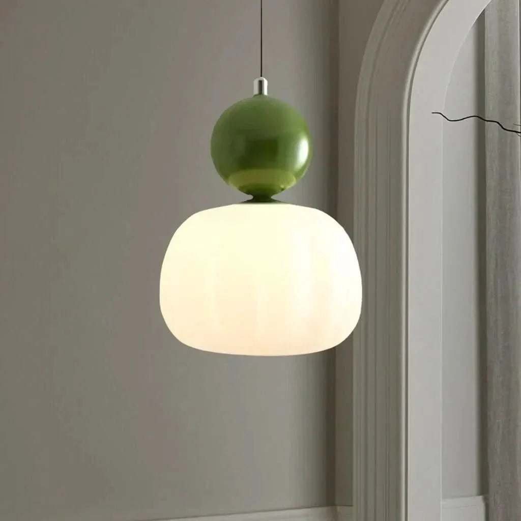 Pendant Light Frosted Opal Glass Glare Free E27 Socket