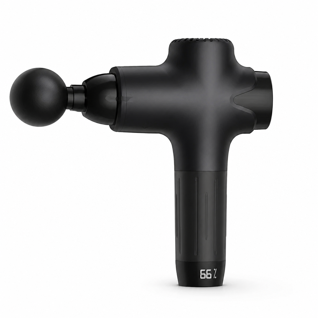 Percussion Massage Gun Whisper-Quiet & Interchangeable Heads