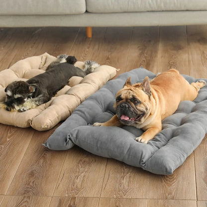 Pet Bed 3-In-1 Convertible Breathable Cotton Machine Washable