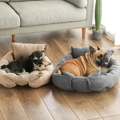 Pet Bed 3-In-1 Convertible Breathable Cotton & Padded