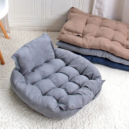 Pet Bed 3-In-1 Convertible Breathable Cotton & Padded