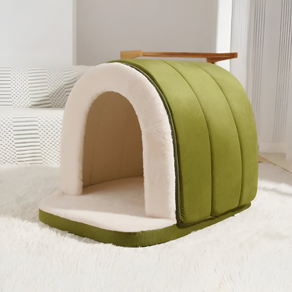 Pet Bed Convertible Cave & Flat Orthopedic Foam