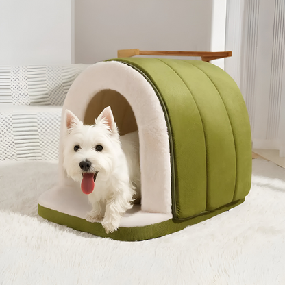 Pet Bed Convertible Cave & Flat Orthopedic Foam
