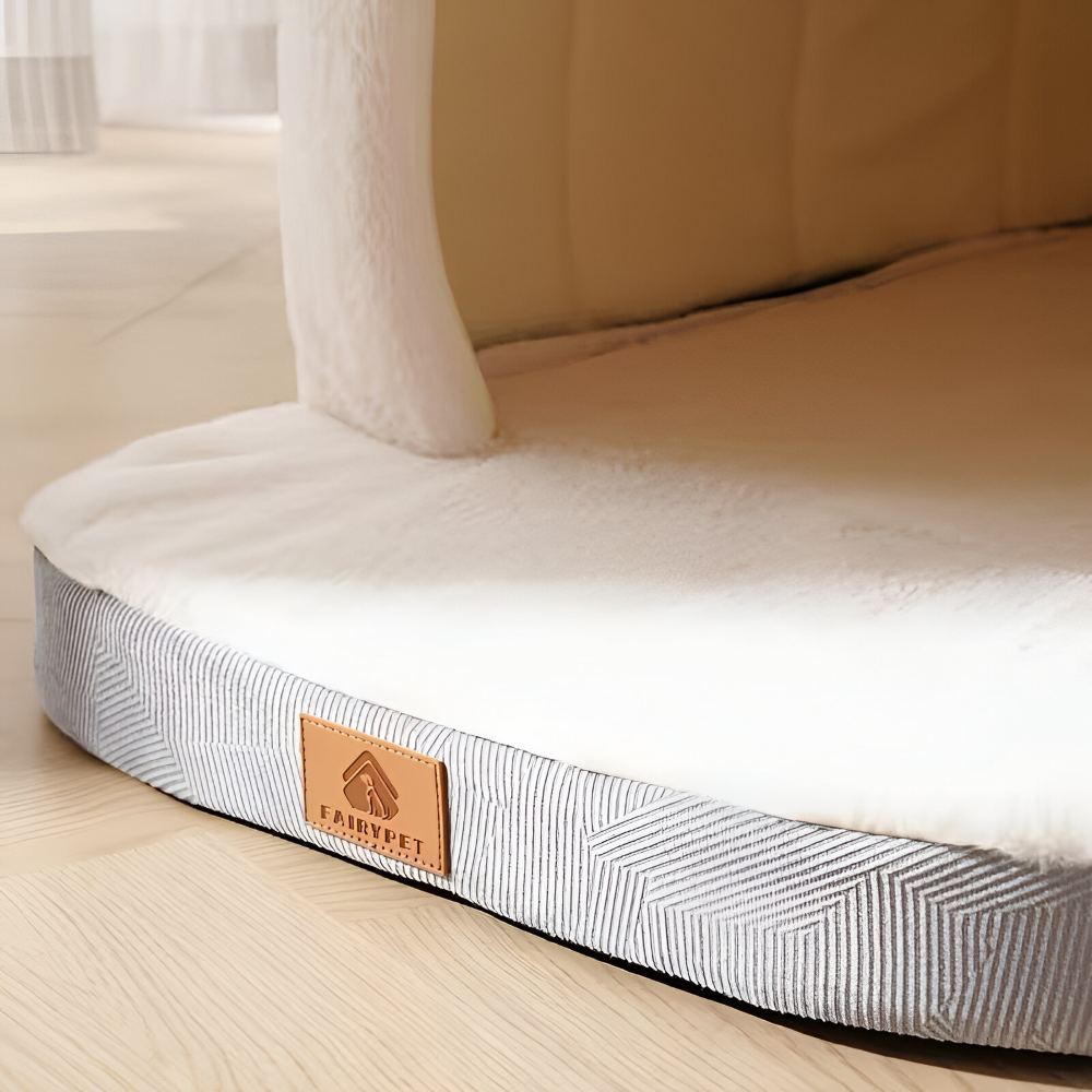 Pet Bed Convertible Cave & Flat Orthopedic Foam