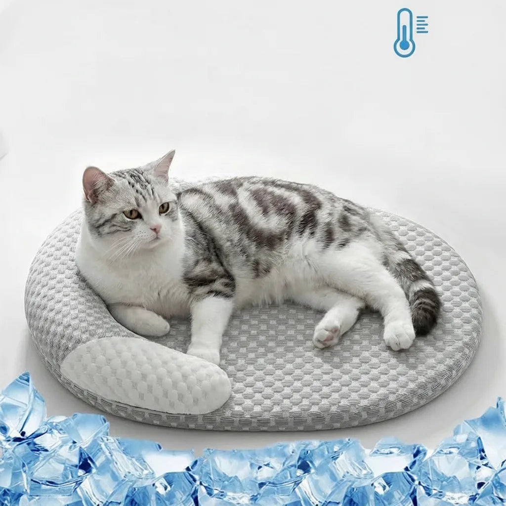 Pet Bed Cooling Ice Silk Honeycomb