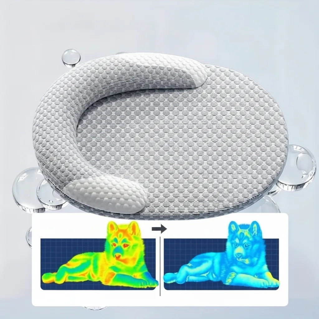 Pet Bed Cooling Ice Silk Honeycomb