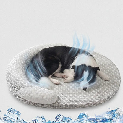 Pet Bed Cooling Ice Silk Honeycomb