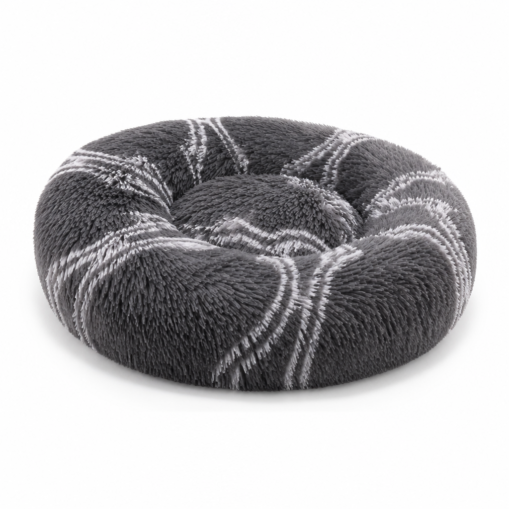 Pet Bed Orthopedic Bolster Faux Fur Machine Washable