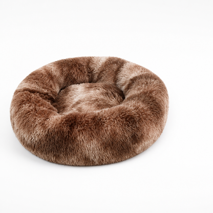 Pet Bed Orthopedic Bolster Faux Fur Machine Washable