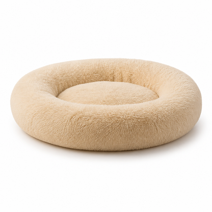 Pet Bed Orthopedic Bolster Faux Fur Machine Washable