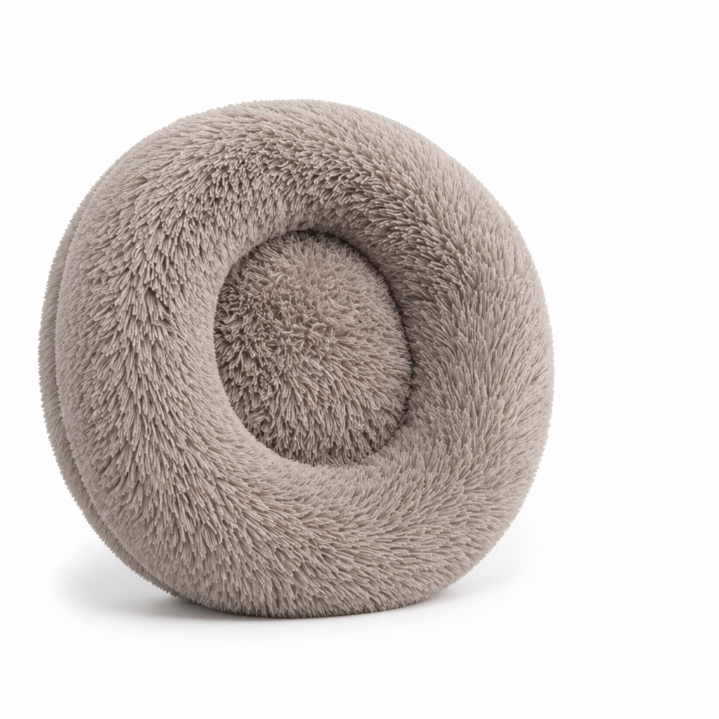 Pet Bed Orthopedic Bolster Faux Fur Machine Washable