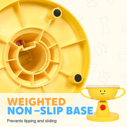 Pet Bowl 5-Level Adjustable Tilt Glazed Ceramic Non-Slip Base