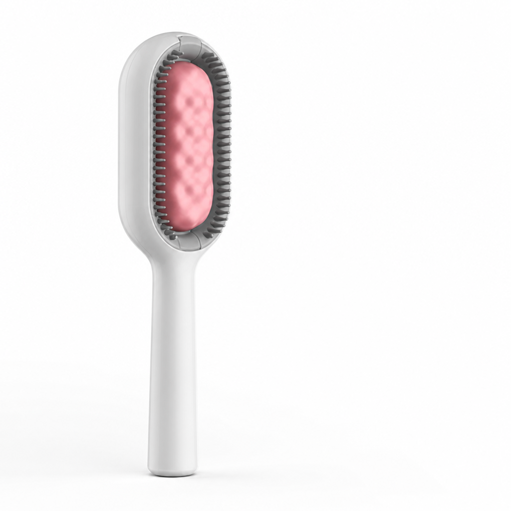 Pet Brush 2 In 1 Deshedding Silicone Bristles
