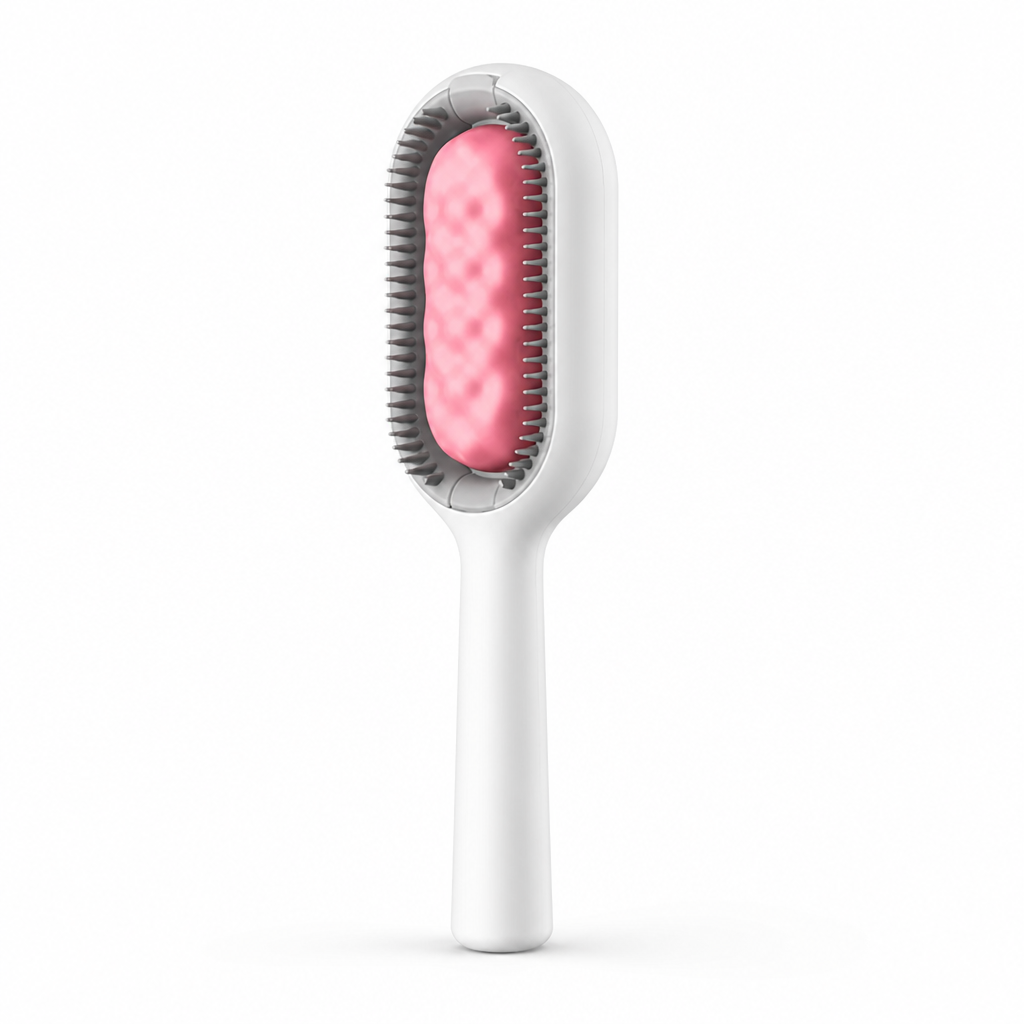 Pet Brush 2 In 1 Deshedding Silicone Bristles