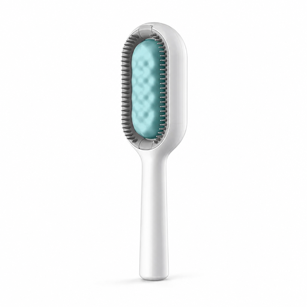 Pet Brush 2 In 1 Deshedding Silicone Bristles