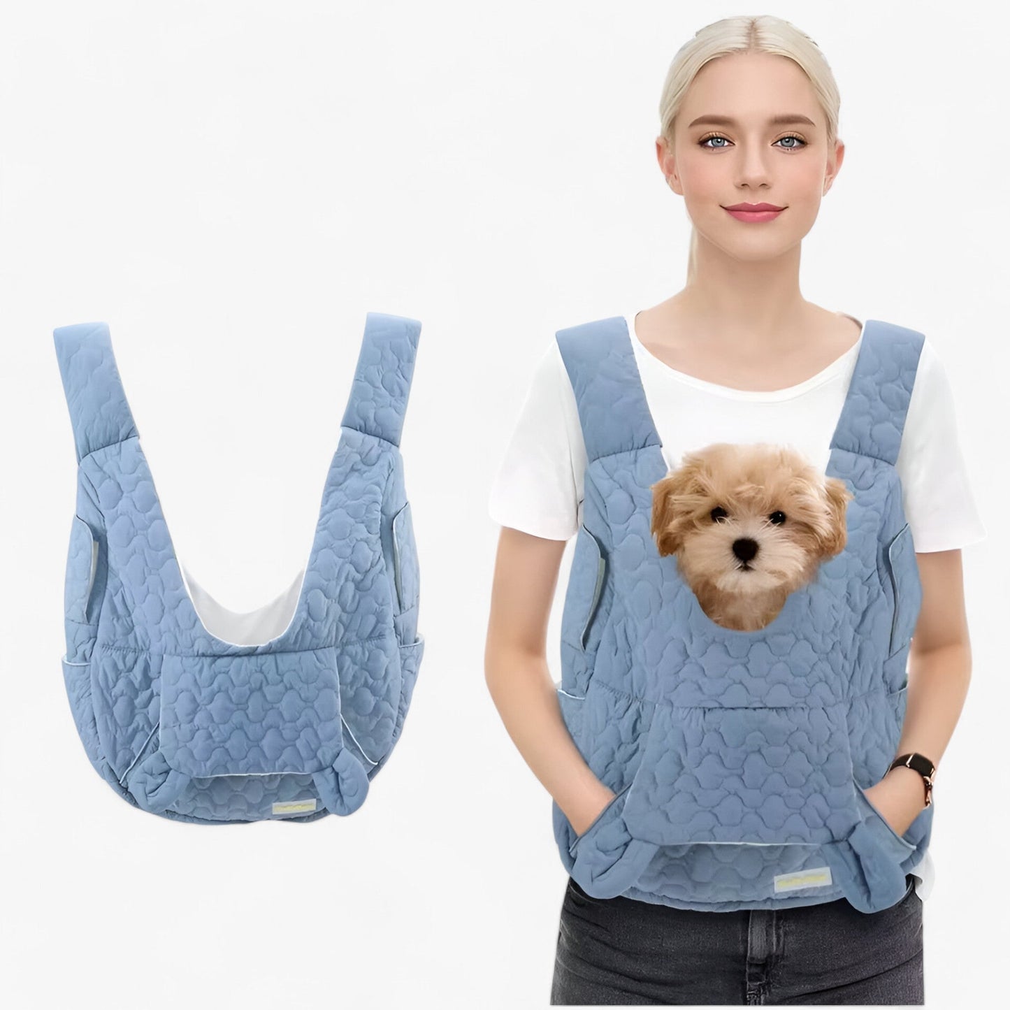 Pet Carrier Backpack Water-Repellent Oxford & Mesh Ventilation