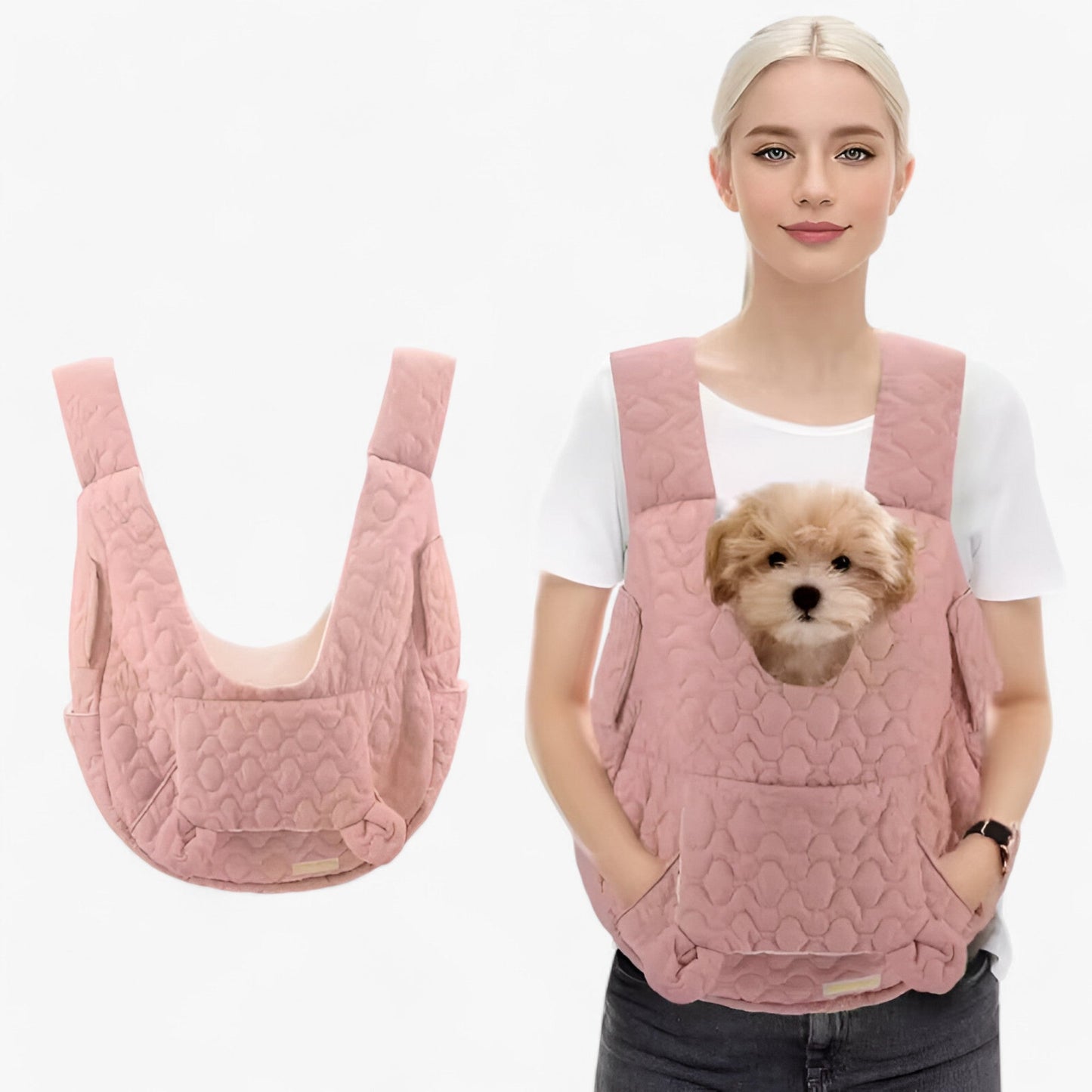 Pet Carrier Backpack Water-Repellent Oxford & Mesh Ventilation
