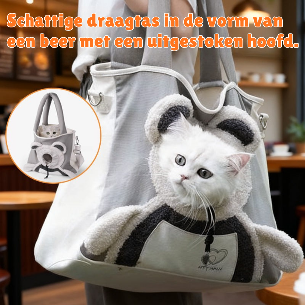 Pet Carrier Bag Ventilated Canvas Padded Strap