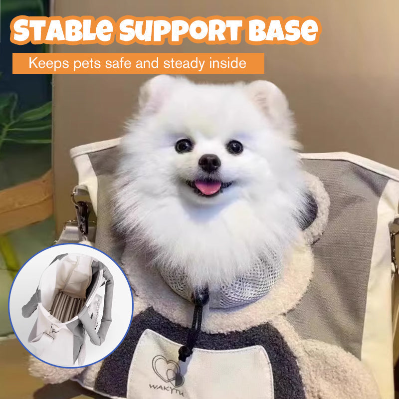 Pet Carrier Bag Ventilated Canvas Padded Strap