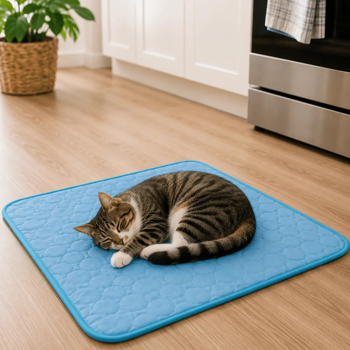 Pet Cooling Mat No-Electric Easy-Clean Fabric