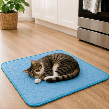 Pet Cooling Mat No-Electric Easy-Clean Fabric