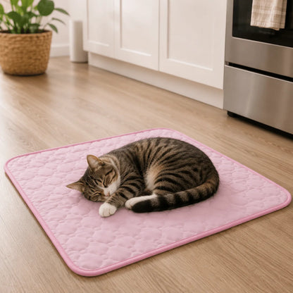 Pet Cooling Mat No-Electric Easy-Clean Fabric
