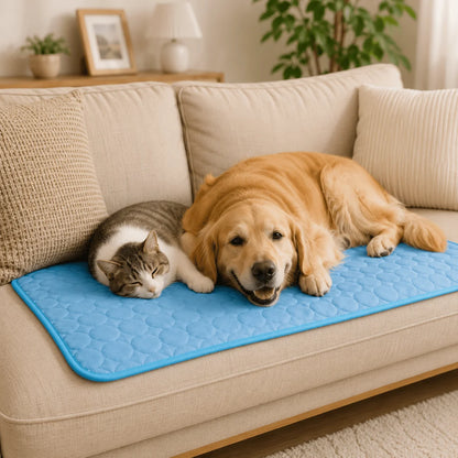 Pet Cooling Mat No-Electric Easy-Clean Fabric