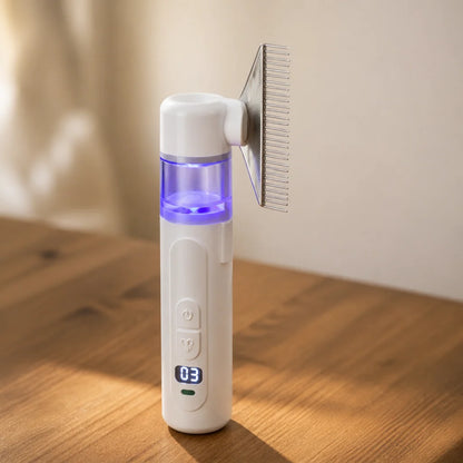 Pet Grooming Comb Electric Suction & Removable Fur Chamber