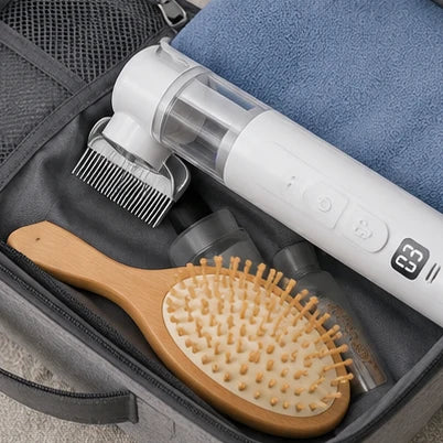 Pet Grooming Comb Electric Suction & Removable Fur Chamber