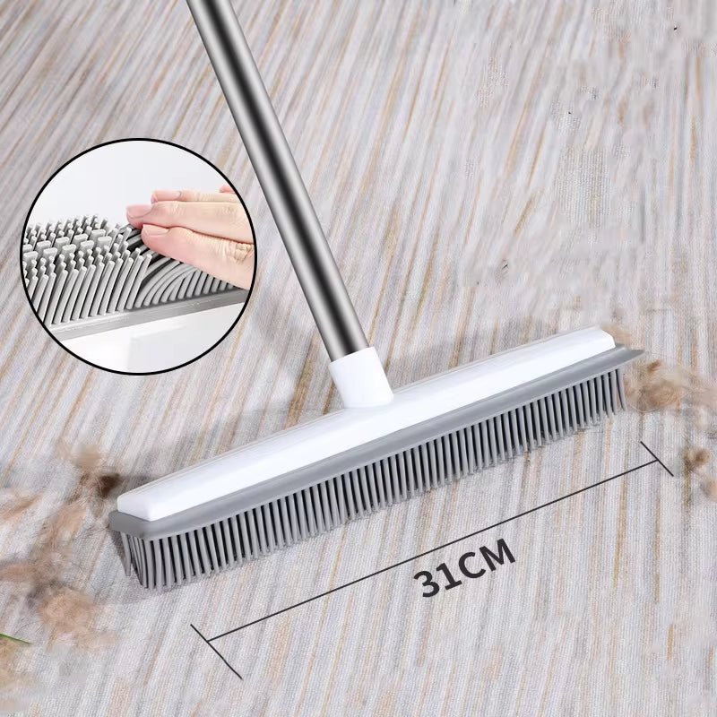 Pet Hair Remover Magnetic Rubber Bristles 12.2 Inch Wide