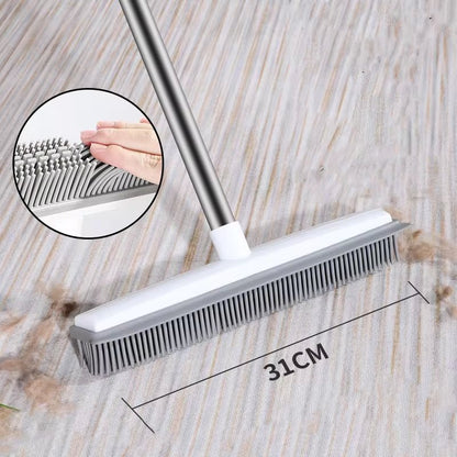 Pet Hair Remover Magnetic Rubber Bristles 12.2 Inch Wide