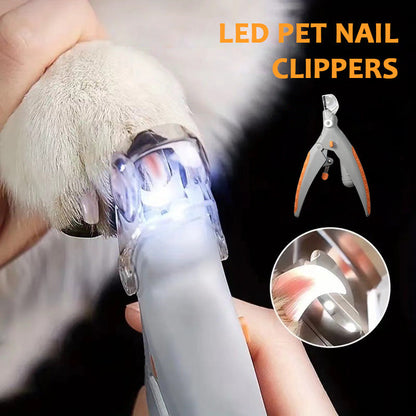 Pet Nail Clipper LED Vein Light & Replaceable Blade