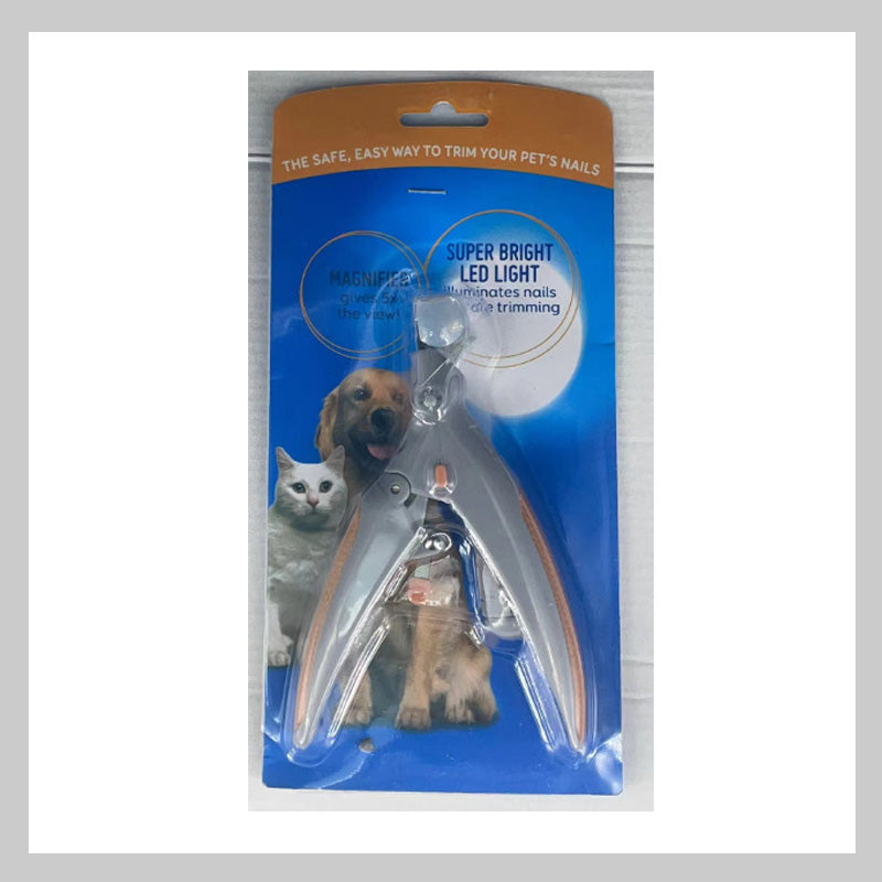 Pet Nail Clipper LED Vein Light & Replaceable Blade